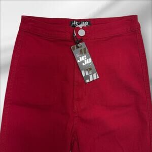 JC JQ JEANS Women’s Large Burgundy Red JEGGING